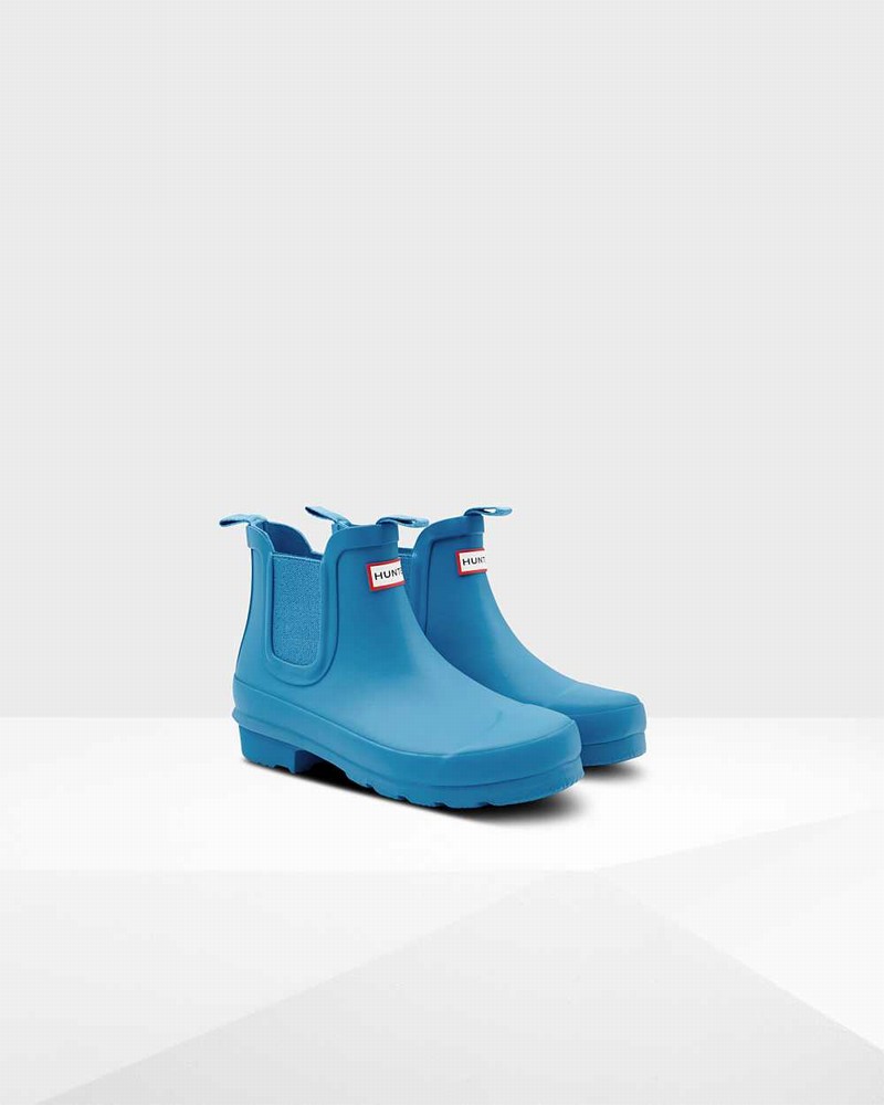 Botas Chelsea Hunter Original Big Criança Azuis | 144293630