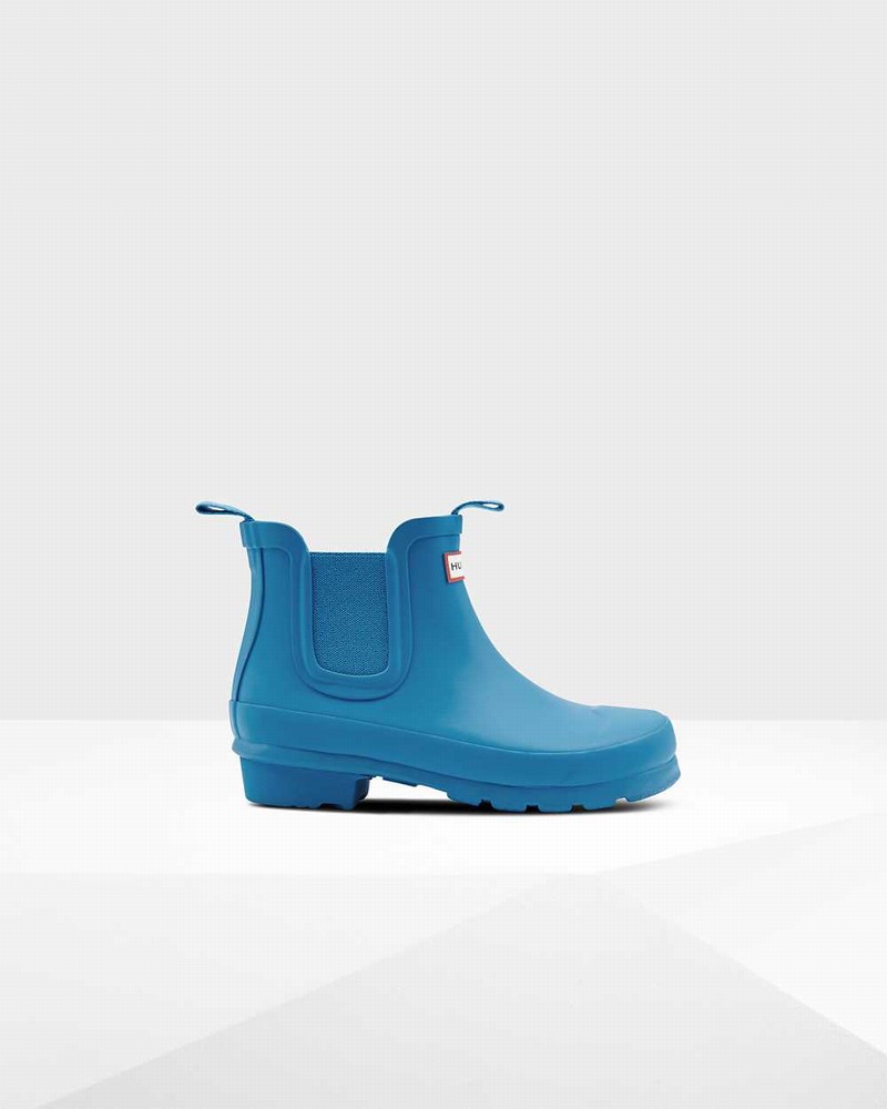 Botas Chelsea Hunter Original Big Criança Azuis | 144293630
