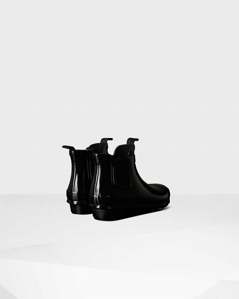 Botas Chelsea Hunter Original Big Criança Pretas | 410968745
