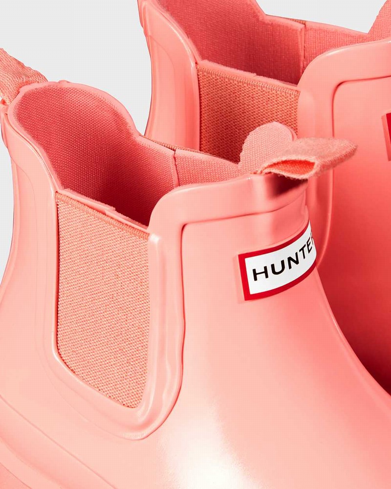 Botas Chelsea Hunter Original Big Criança Rosa | 776024559
