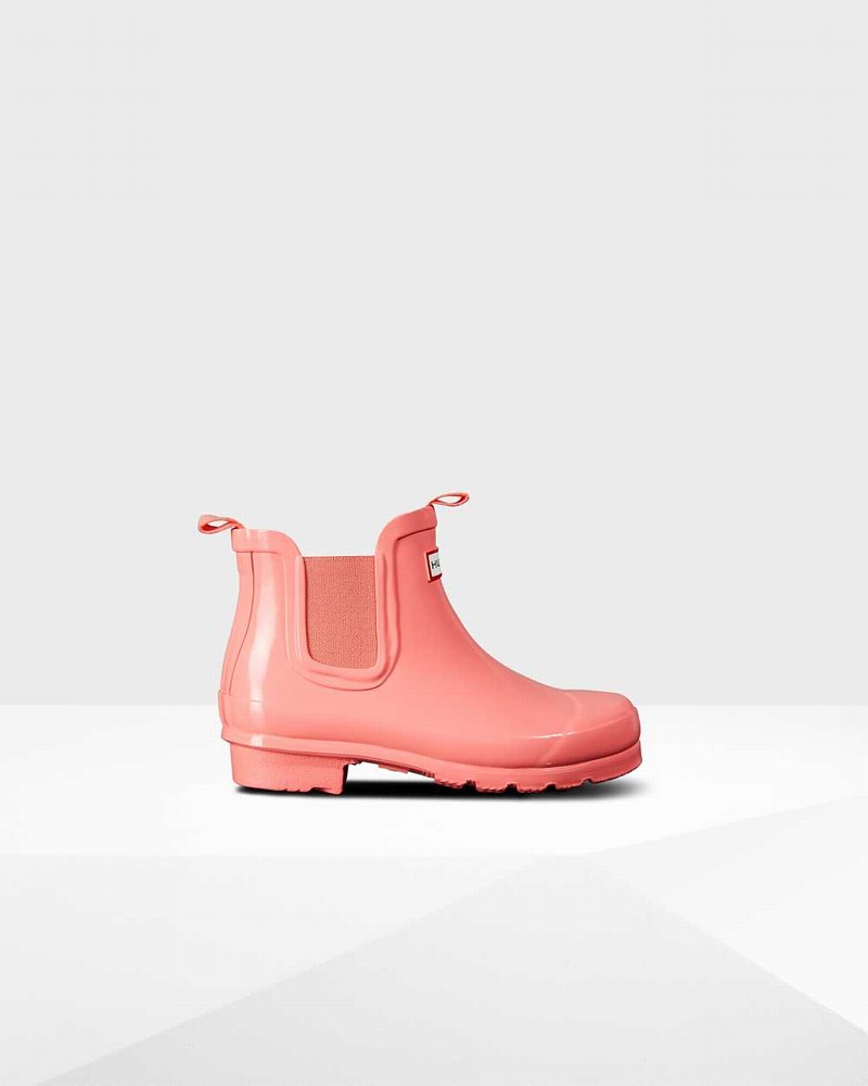 Botas Chelsea Hunter Original Big Criança Rosa | 776024559