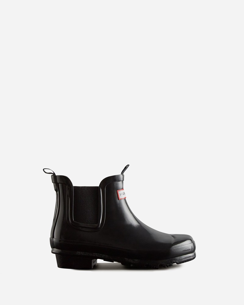Botas Chelsea Hunter Original Chelsea Gloss Criança Pretas | 249475852