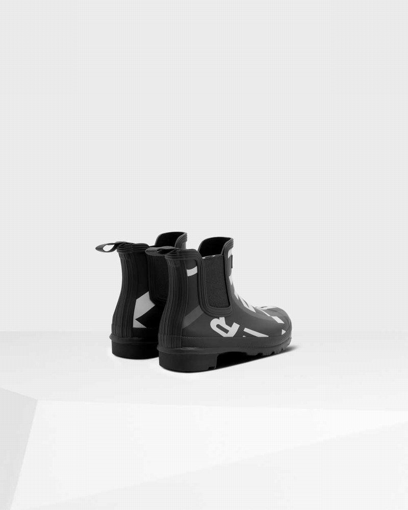 Botas Chelsea Hunter Original Exploded Logo Feminino Pretas | 405785189