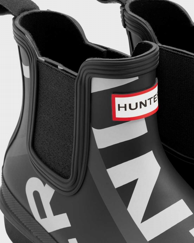Botas Chelsea Hunter Original Exploded Logo Feminino Pretas | 405785189