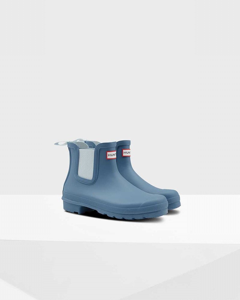 Botas Chelsea Hunter Original Feminino Azuis | 440759900