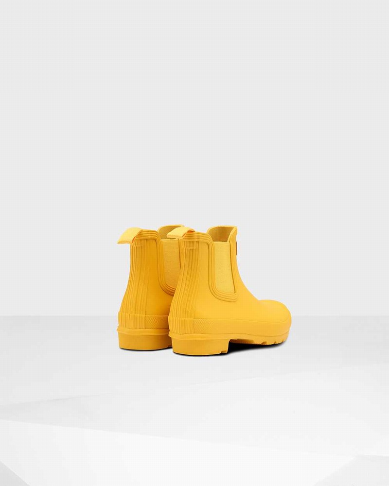 Botas Chelsea Hunter Original Feminino Amarelas | 180647066