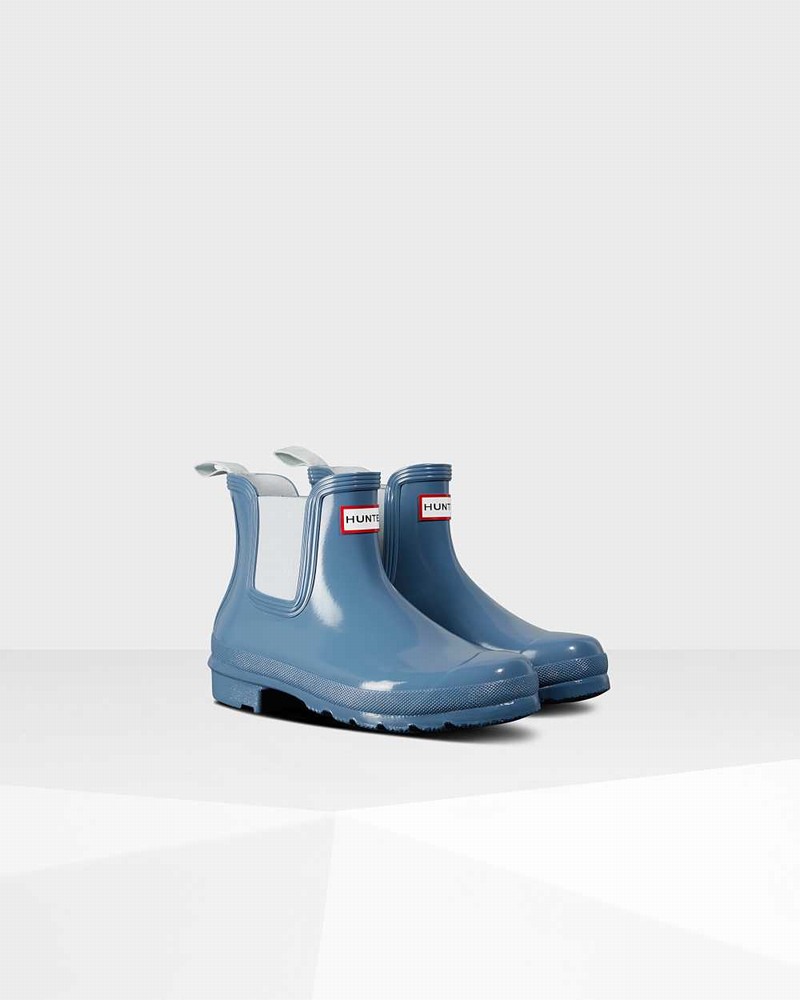 Botas Chelsea Hunter Original Feminino Azuis | 396656161