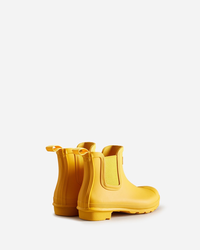 Botas Chelsea Hunter Original Feminino Amarelas | 784817310