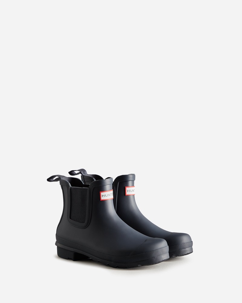 Botas Chelsea Hunter Original Feminino Azul Marinho | 757353108