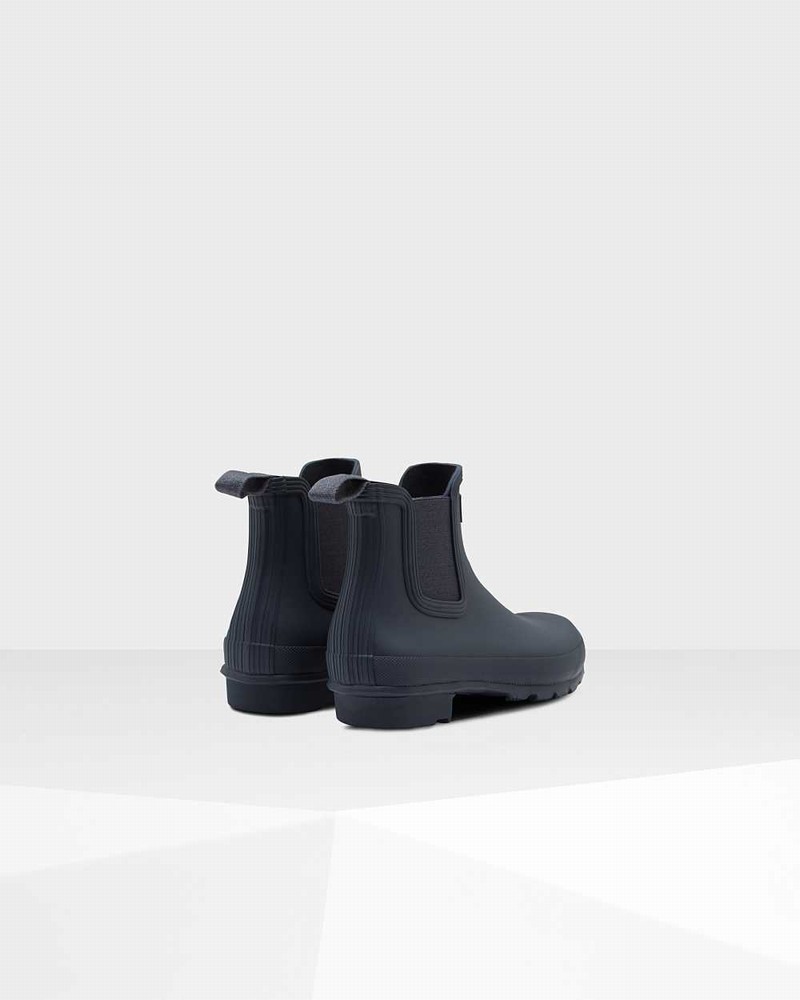 Botas Chelsea Hunter Original Feminino Azul Marinho | 560160951
