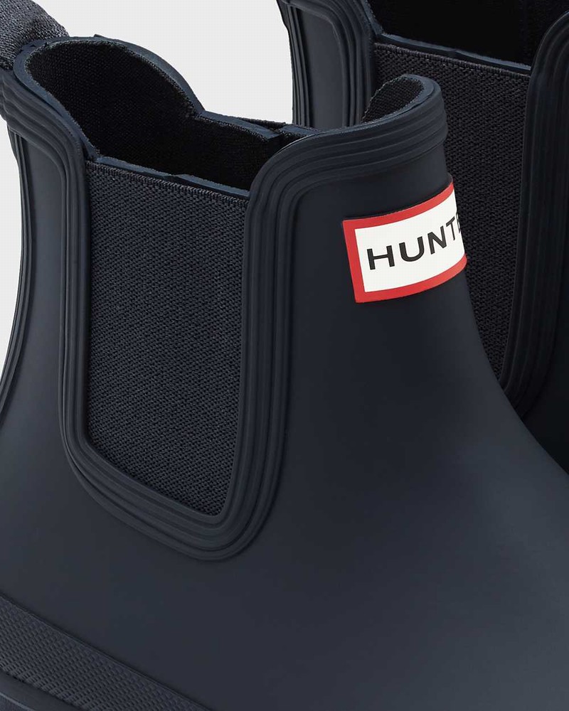 Botas Chelsea Hunter Original Feminino Azul Marinho | 560160951