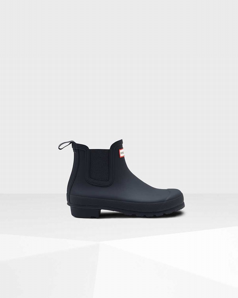 Botas Chelsea Hunter Original Feminino Azul Marinho | 560160951