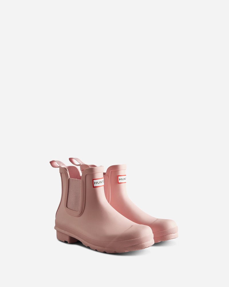Botas Chelsea Hunter Original Feminino Rosa | 118201566