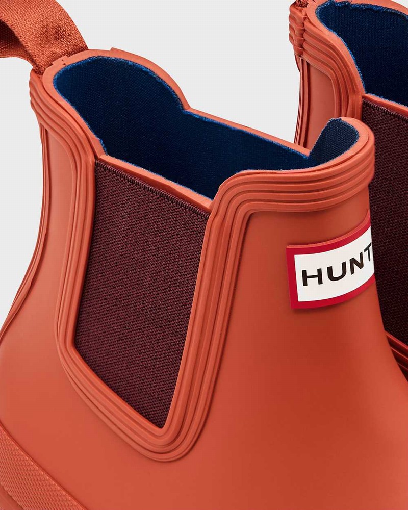 Botas Chelsea Hunter Original Feminino Vermelhas | 547464582