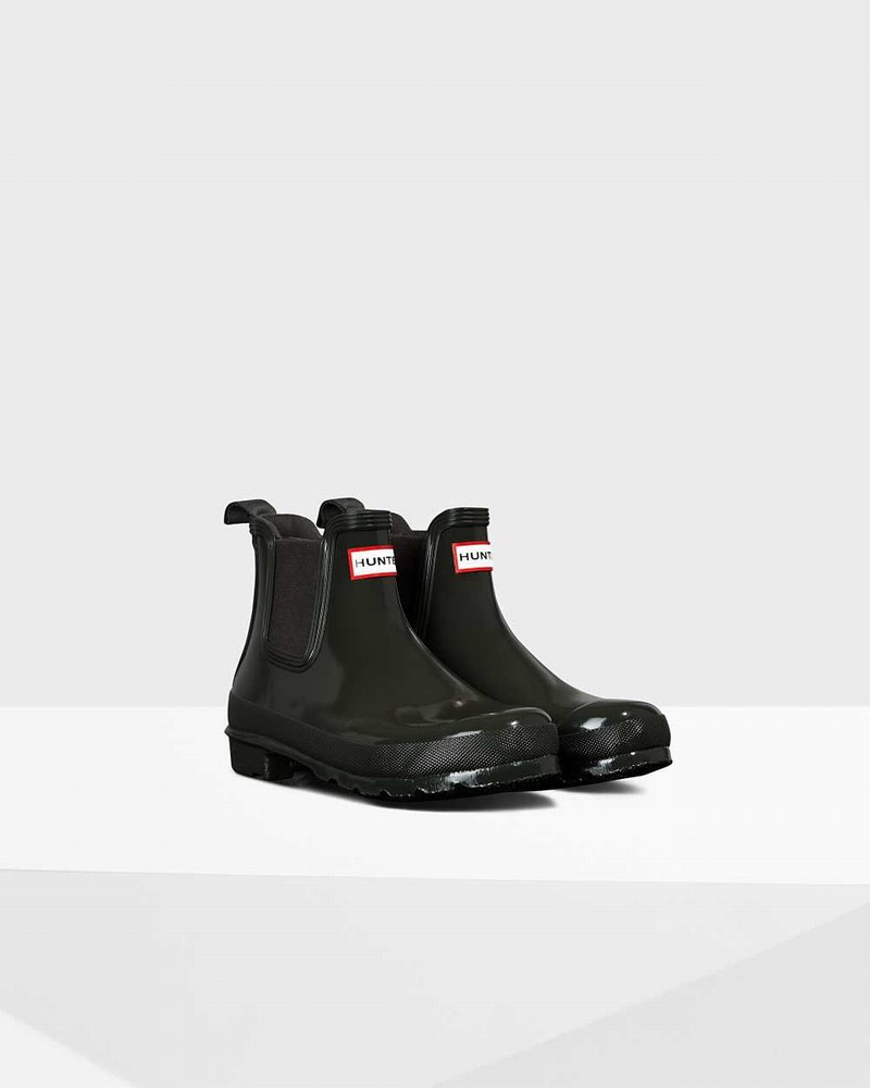 Botas Chelsea Hunter Original Feminino Verde Oliva | 644507146
