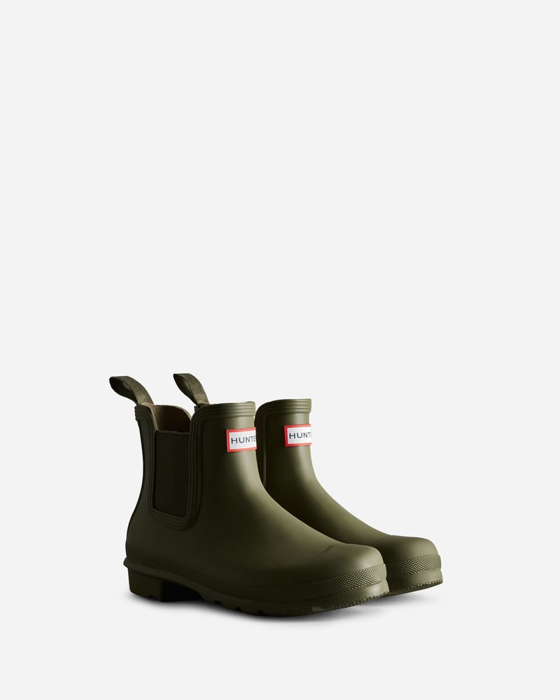 Botas Chelsea Hunter Original Feminino Verde Oliva | 616294238