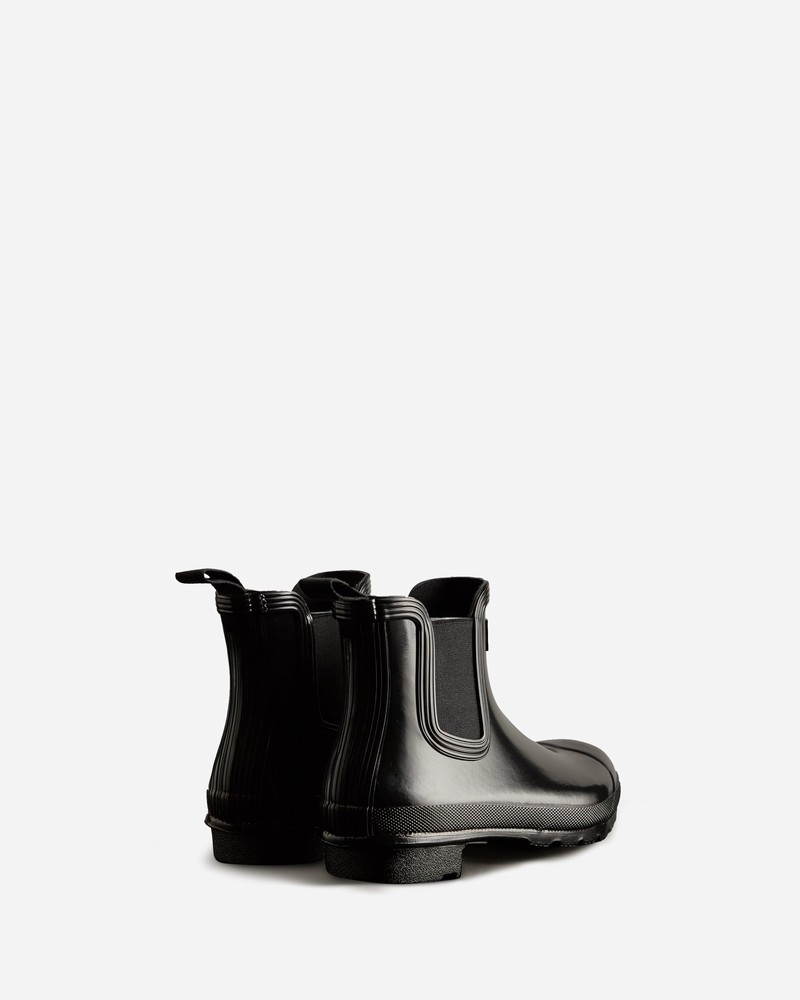 Botas Chelsea Hunter Original Gloss Feminino Pretas | 213901362