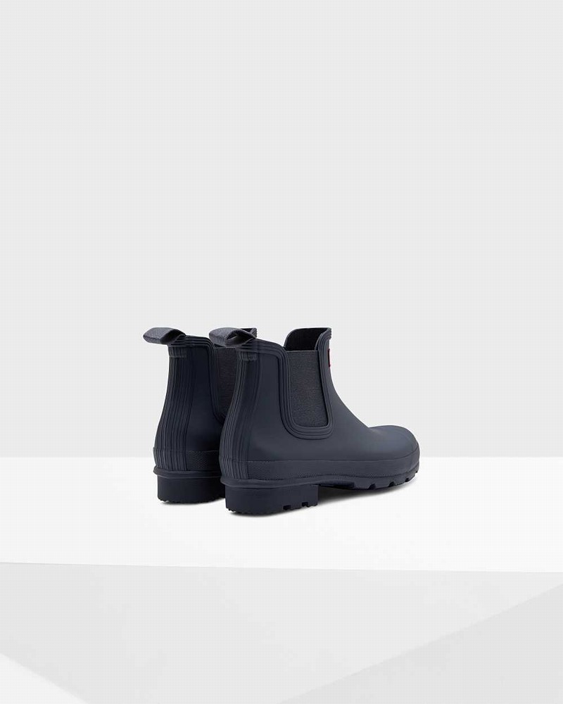 Botas Chelsea Hunter Original Masculino Azul Marinho | 640166573