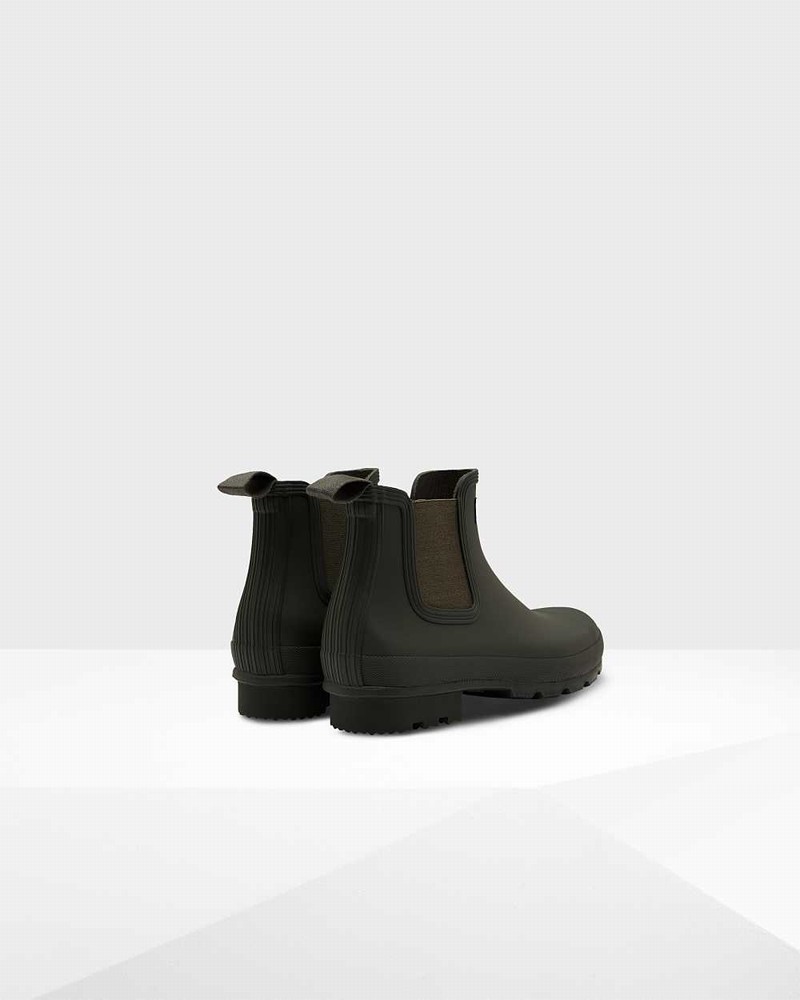Botas Chelsea Hunter Original Masculino Verde Oliva | 366134037
