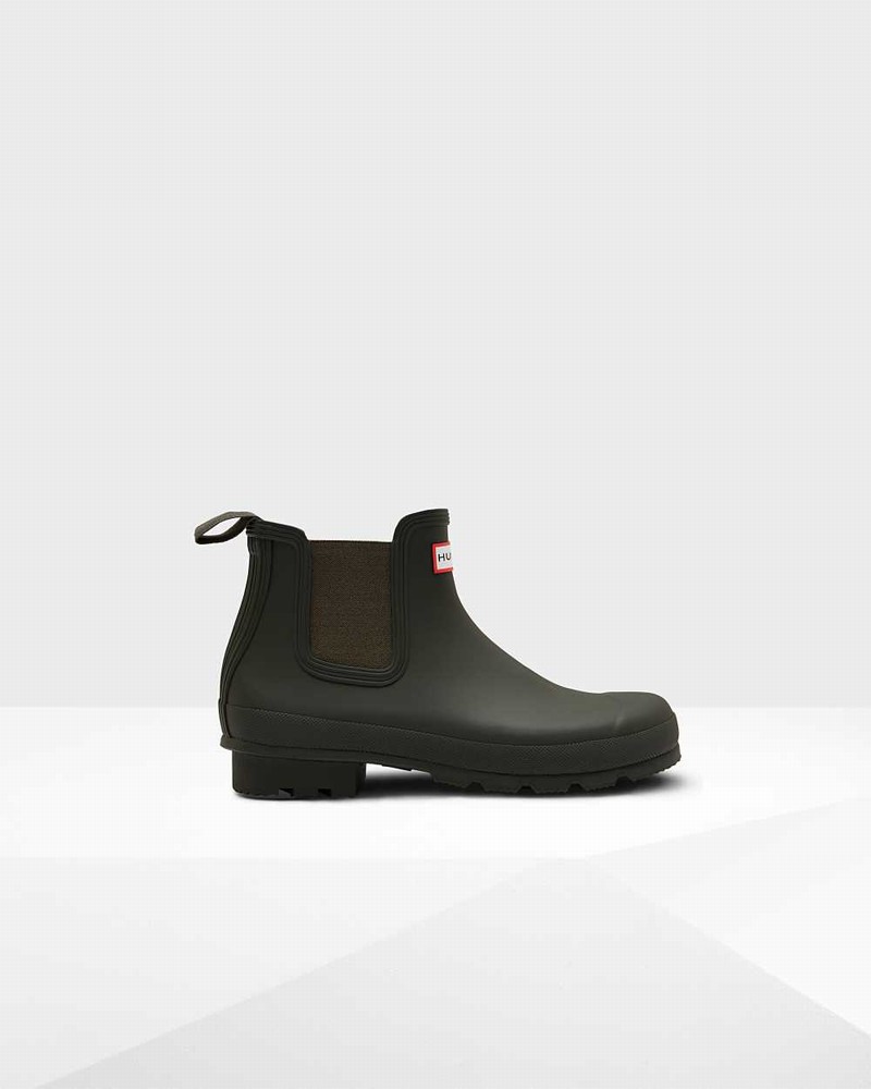 Botas Chelsea Hunter Original Masculino Verde Oliva | 366134037