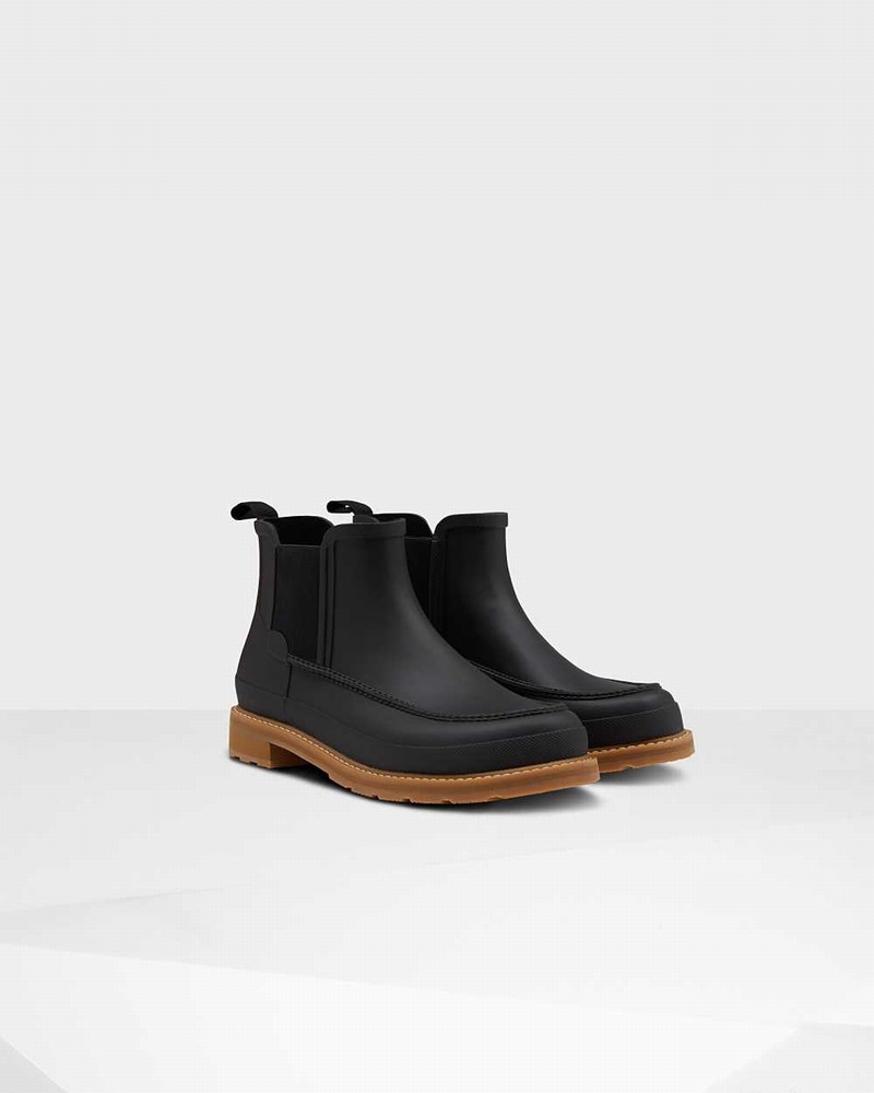 Botas Chelsea Hunter Original Moc Toe Masculino Pretas | 274336030