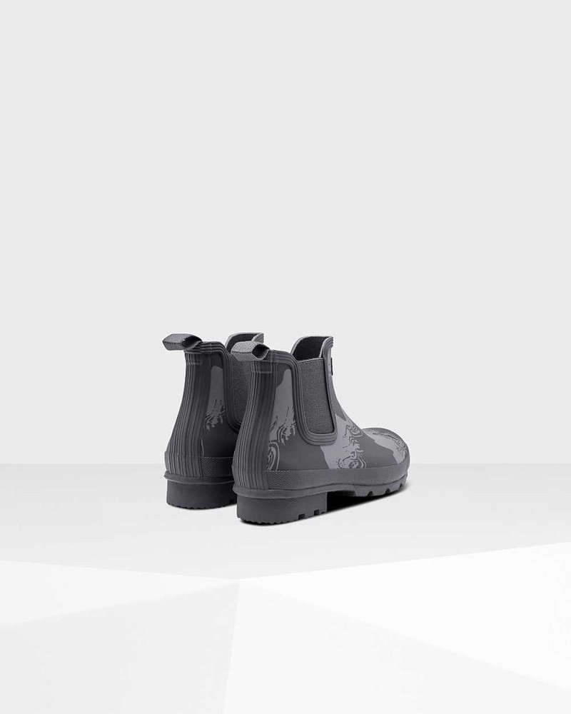Botas Chelsea Hunter Original Storm Stripe Masculino Pretas | 474954421