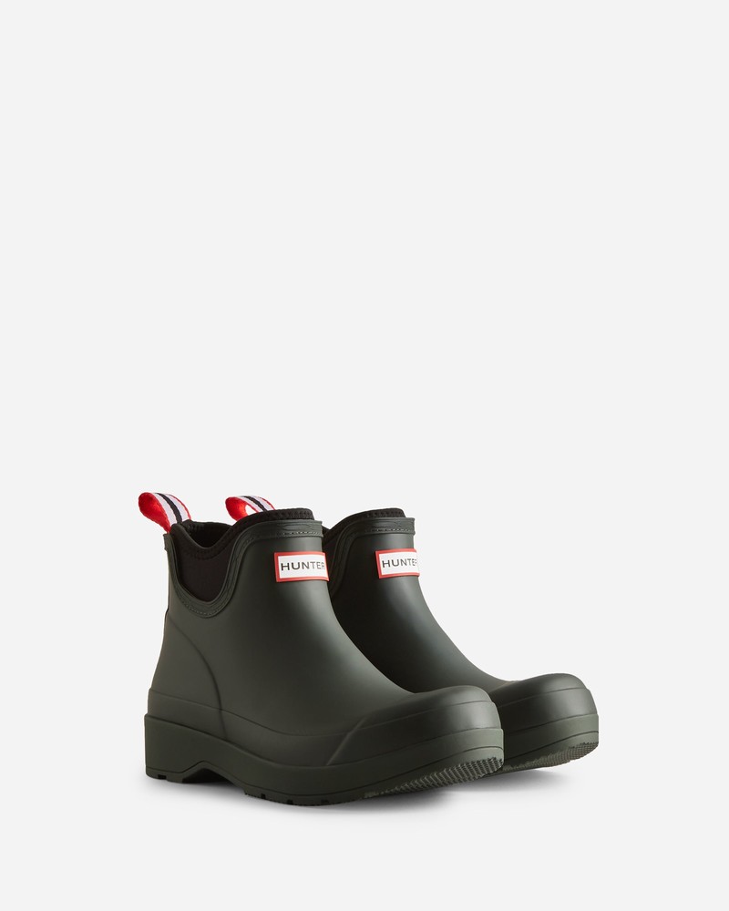 Botas Chelsea Hunter Play Neoprene Masculino Verdes | 161131260
