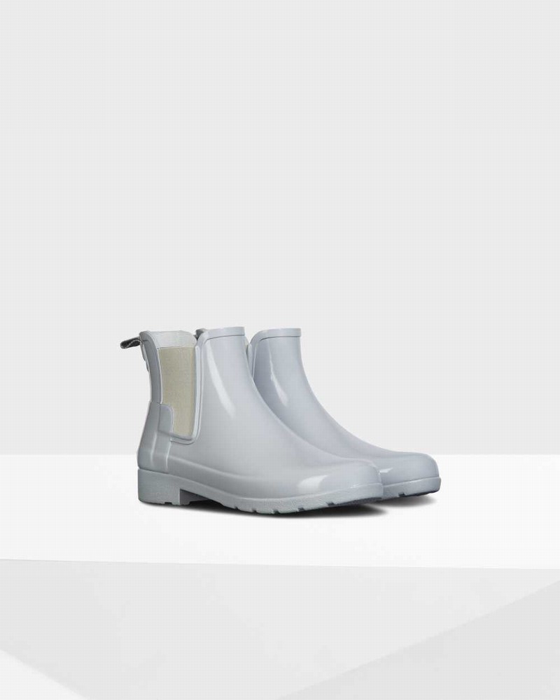 Botas Chelsea Hunter Refined Slim Fit Feminino Cinzentas | 77225109