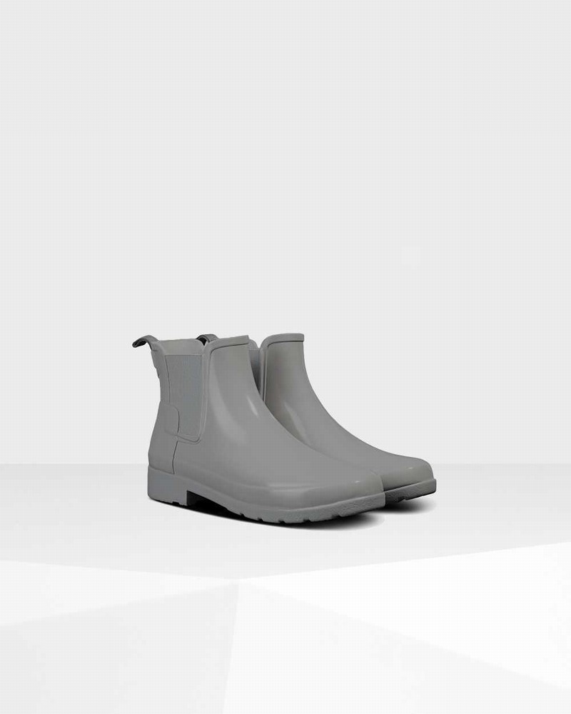 Botas Chelsea Hunter Refined Slim Fit Feminino Cinzentas | 124702081