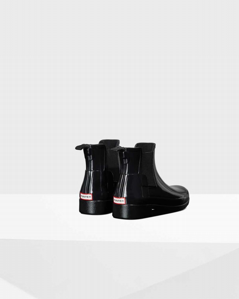 Botas Chelsea Hunter Refined Slim Fit Feminino Pretas | 687341519