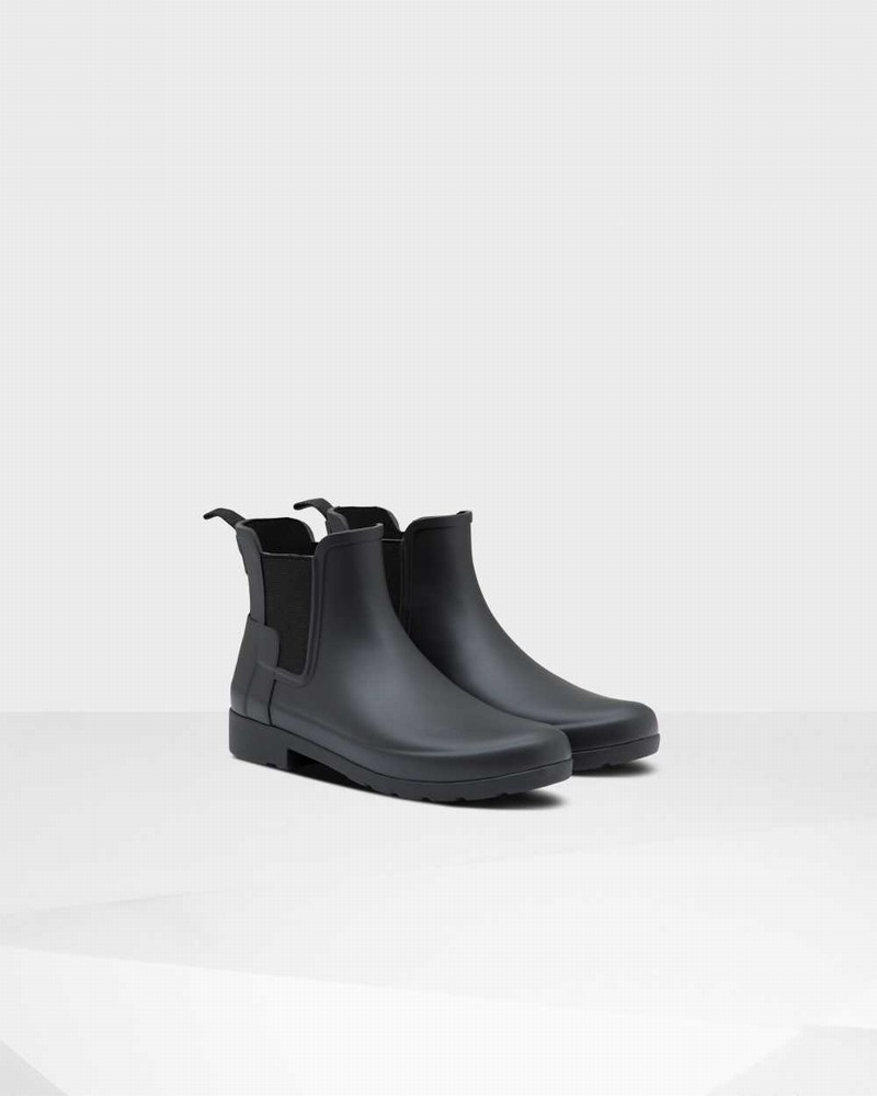 Botas Chelsea Hunter Refined Slim Fit Feminino Pretas | 873450913