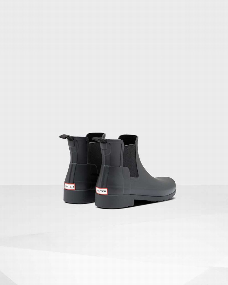 Botas Chelsea Hunter Refined Slim Fit Feminino Pretas | 873450913