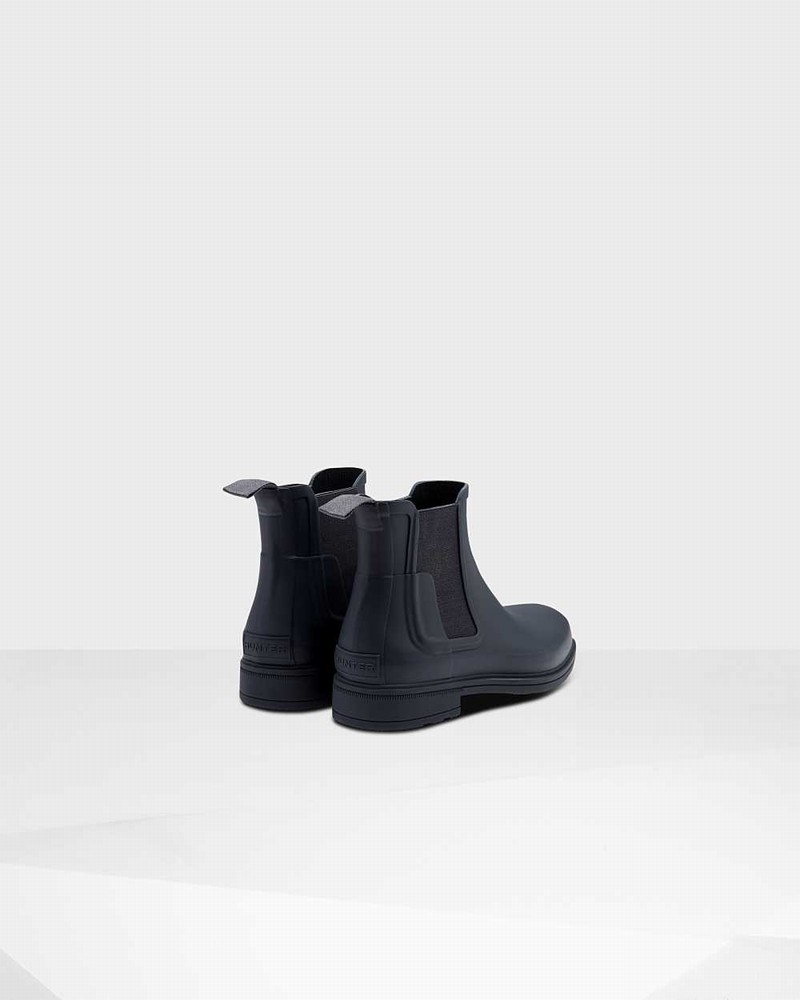 Botas Chelsea Hunter Refined Slim Fit Masculino Azul Marinho | 785979659
