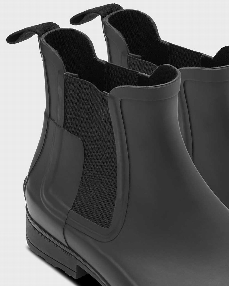 Botas Chelsea Hunter Refined Slim Fit Masculino Pretas | 180312206