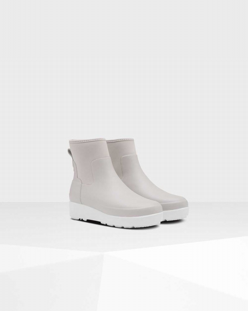 Botas Chelsea Hunter Refined Slim Fit Neoprene Creeper Feminino Cinzentas | 156609402
