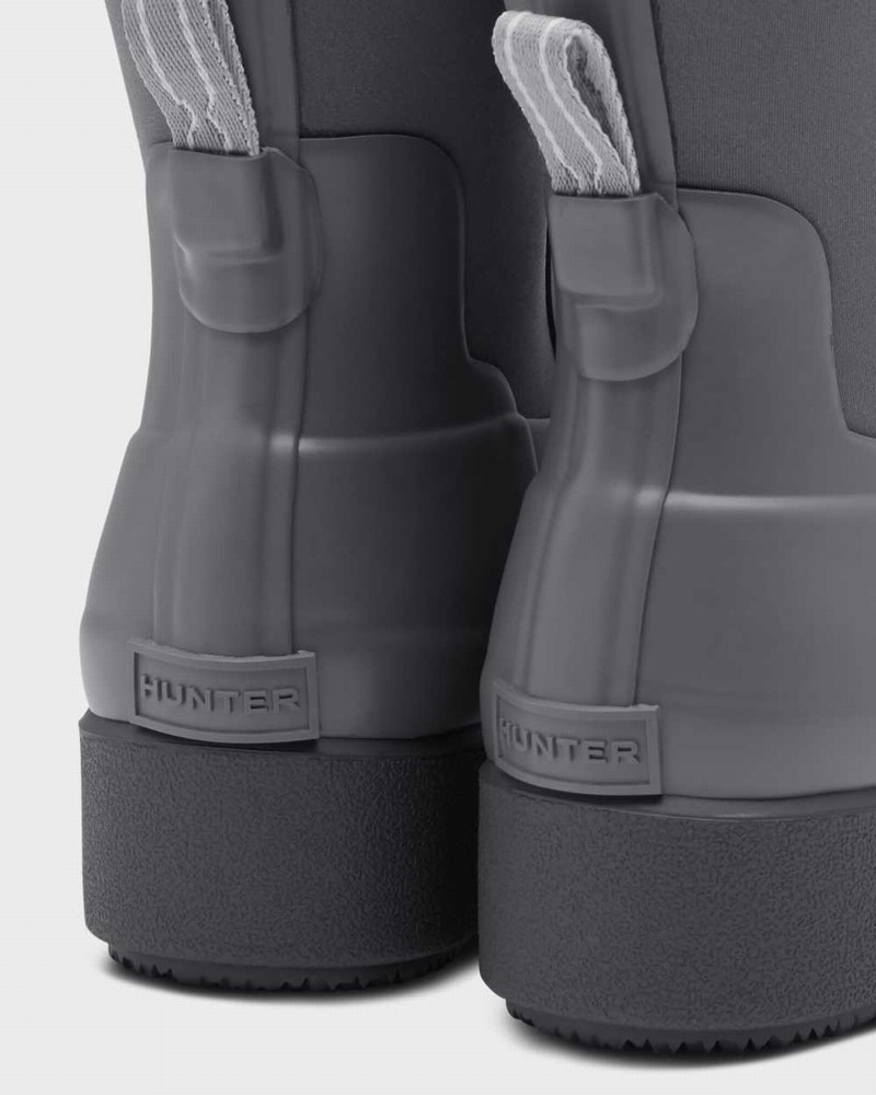 Botas Chelsea Hunter Refined Slim Fit Neoprene Creeper Feminino Pretas | 418861196