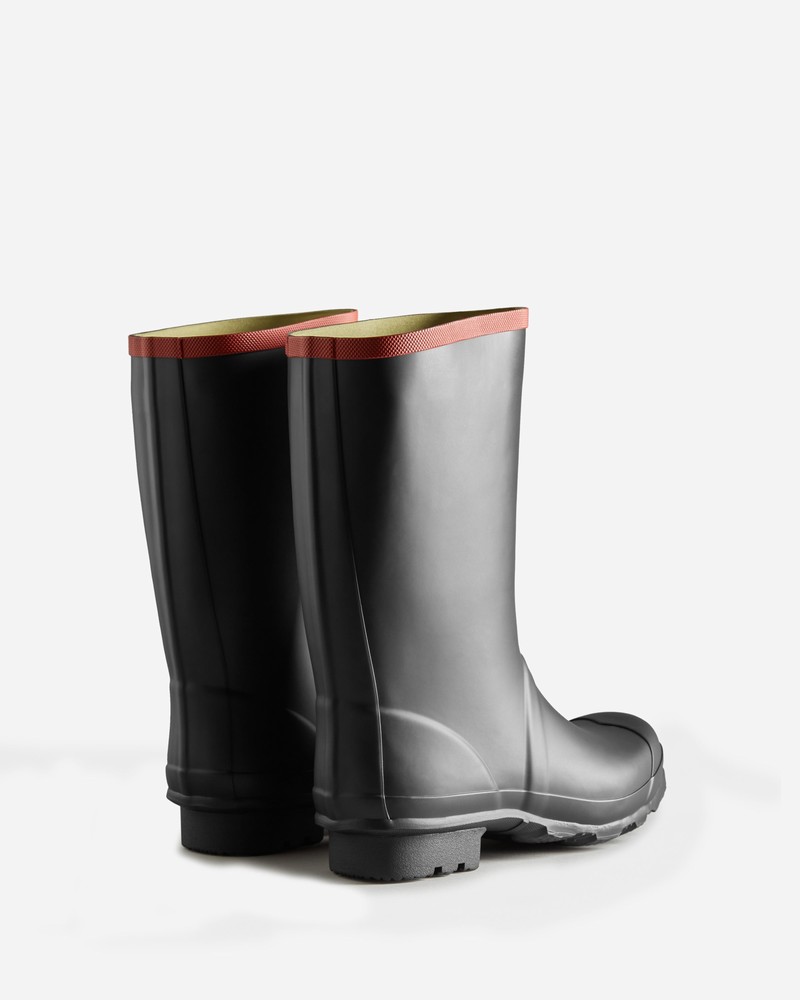 Botas Curtas Hunter Argyll Knee Feminino Pretas | 900143242