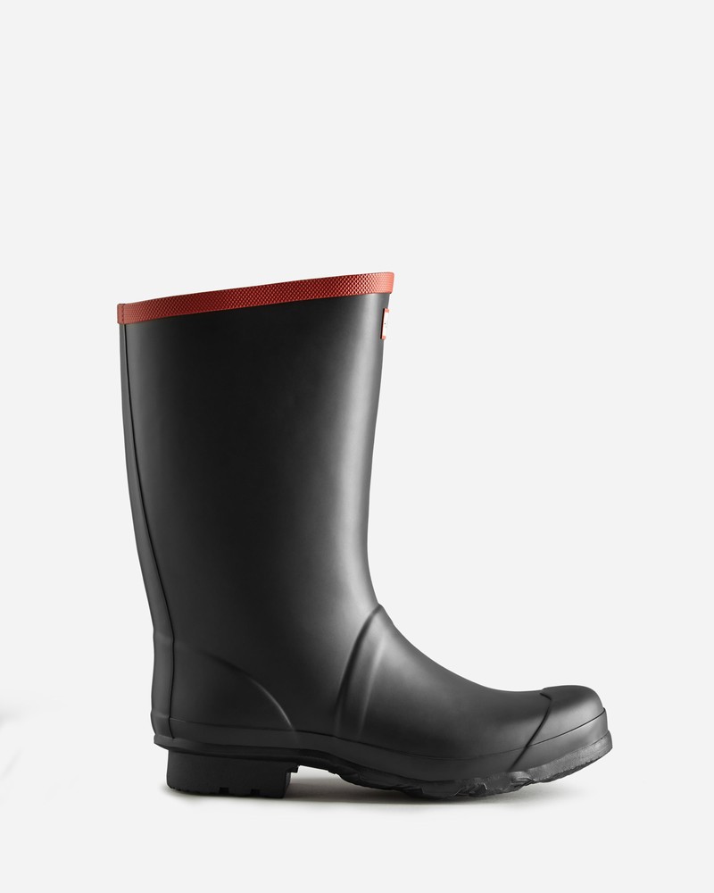 Botas Curtas Hunter Argyll Knee Feminino Pretas | 900143242