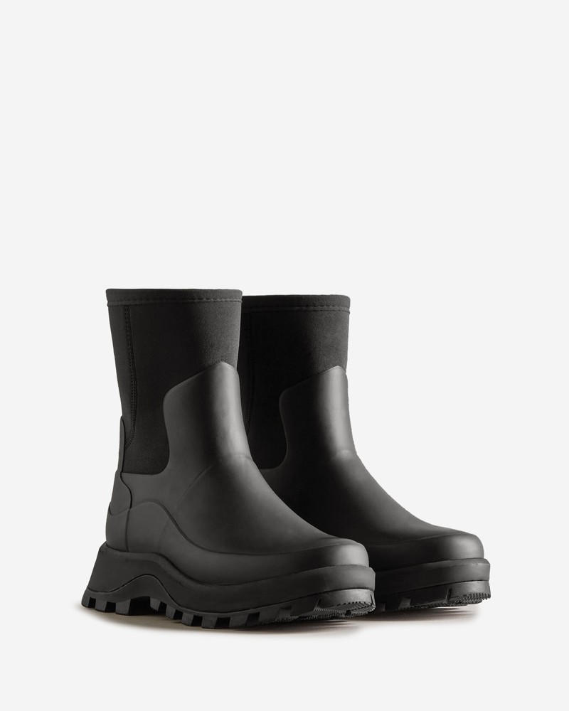Botas Curtas Hunter City Explorer Neoprene Feminino Pretas | 801382394
