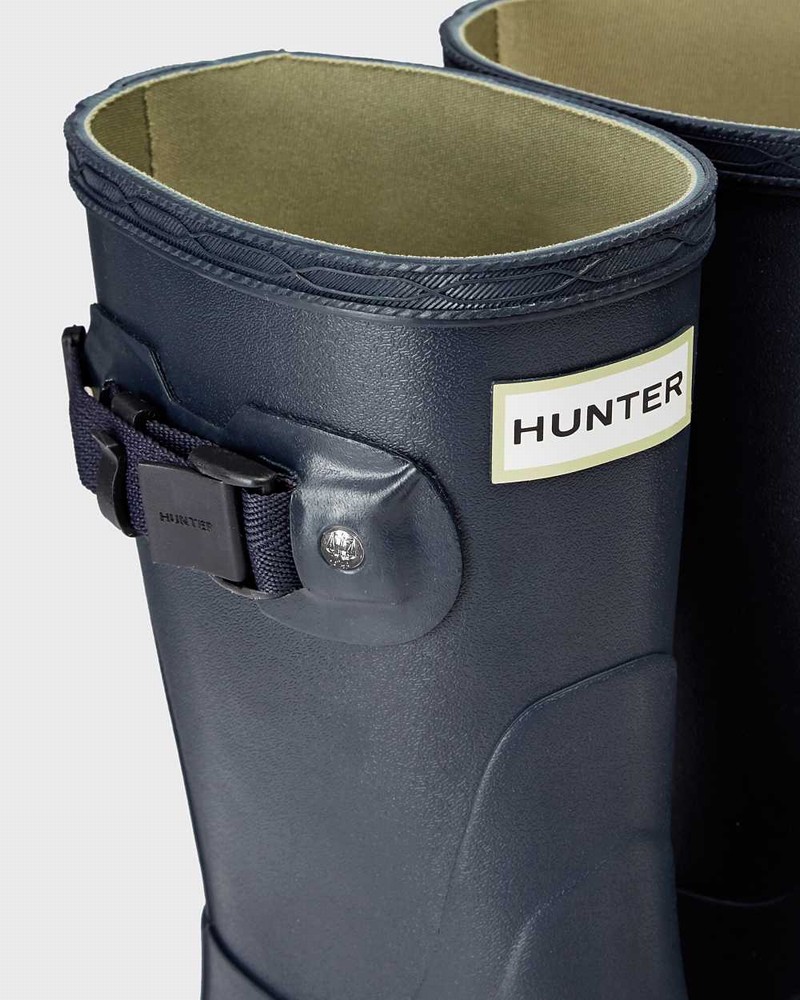 Botas Curtas Hunter Norris Field Short Feminino Azul Marinho | 347242009