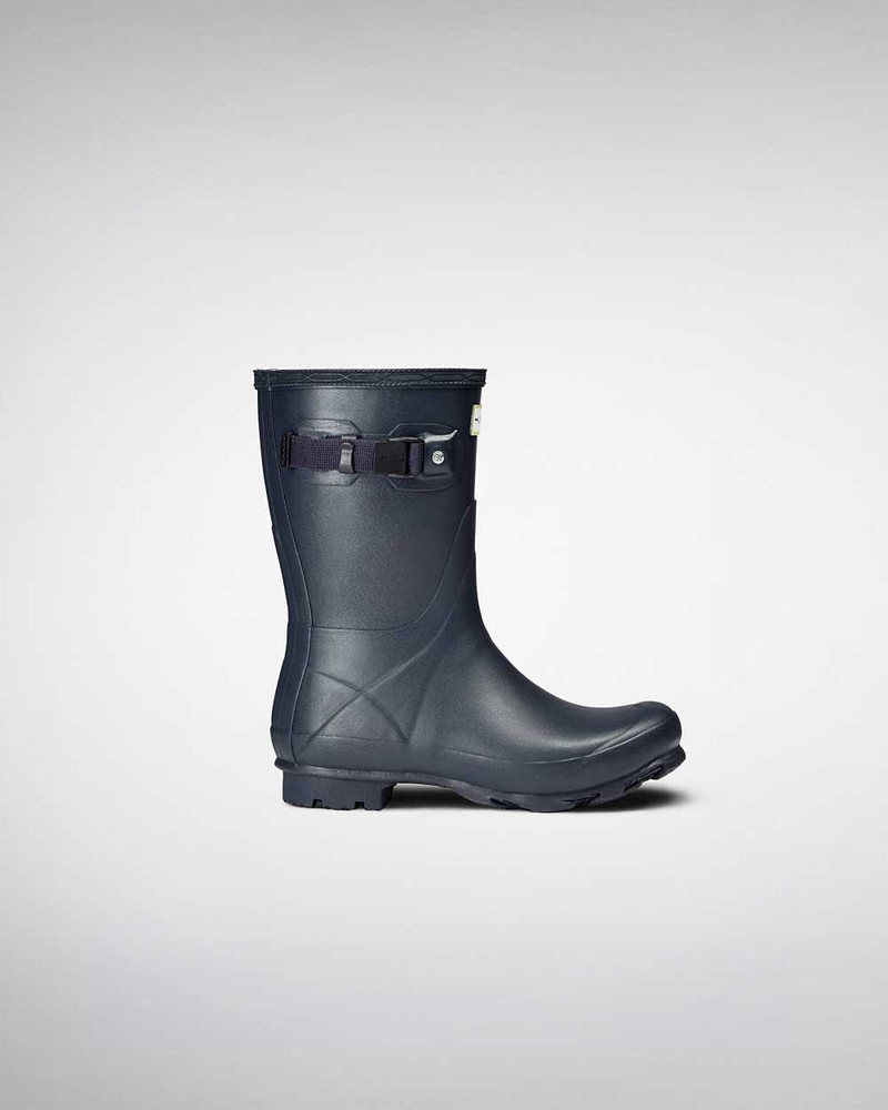 Botas Curtas Hunter Norris Field Short Feminino Azul Marinho | 347242009