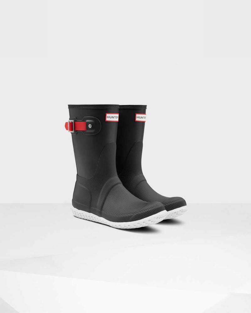 Botas Curtas Hunter Original Flat Heel Calendar Sole Short Mid-Calf Feminino Pretas | 347376046