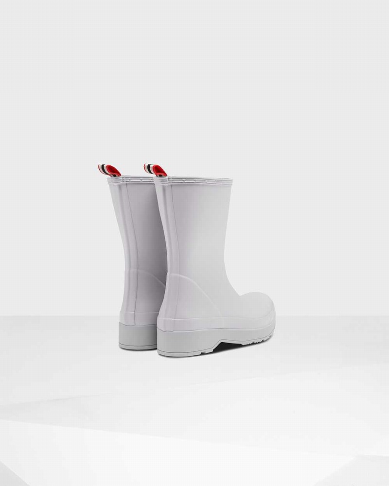 Botas Curtas Hunter Original Play Mid-Height Masculino Cinzentas | 468890735