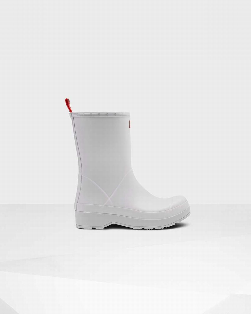 Botas Curtas Hunter Original Play Mid-Height Masculino Cinzentas | 468890735