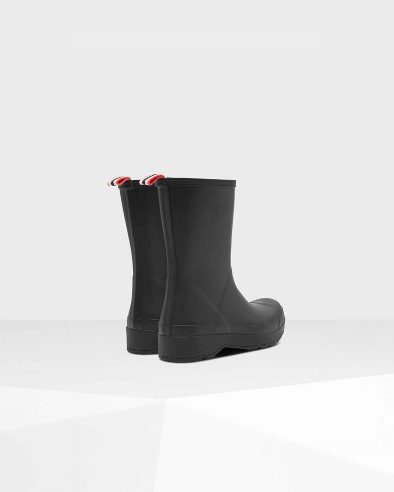 Botas Curtas Hunter Original Play Mid-Height Masculino Pretas | 148097274