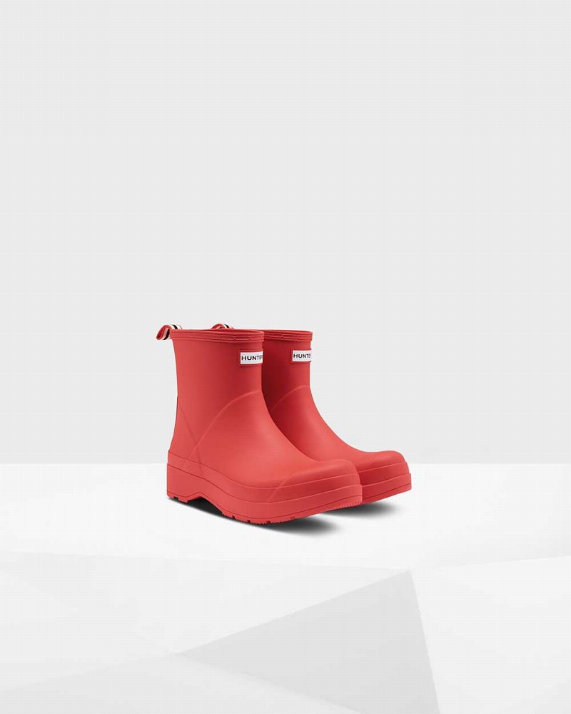 Botas Curtas Hunter Original Play Short Masculino Vermelhas | 571538925