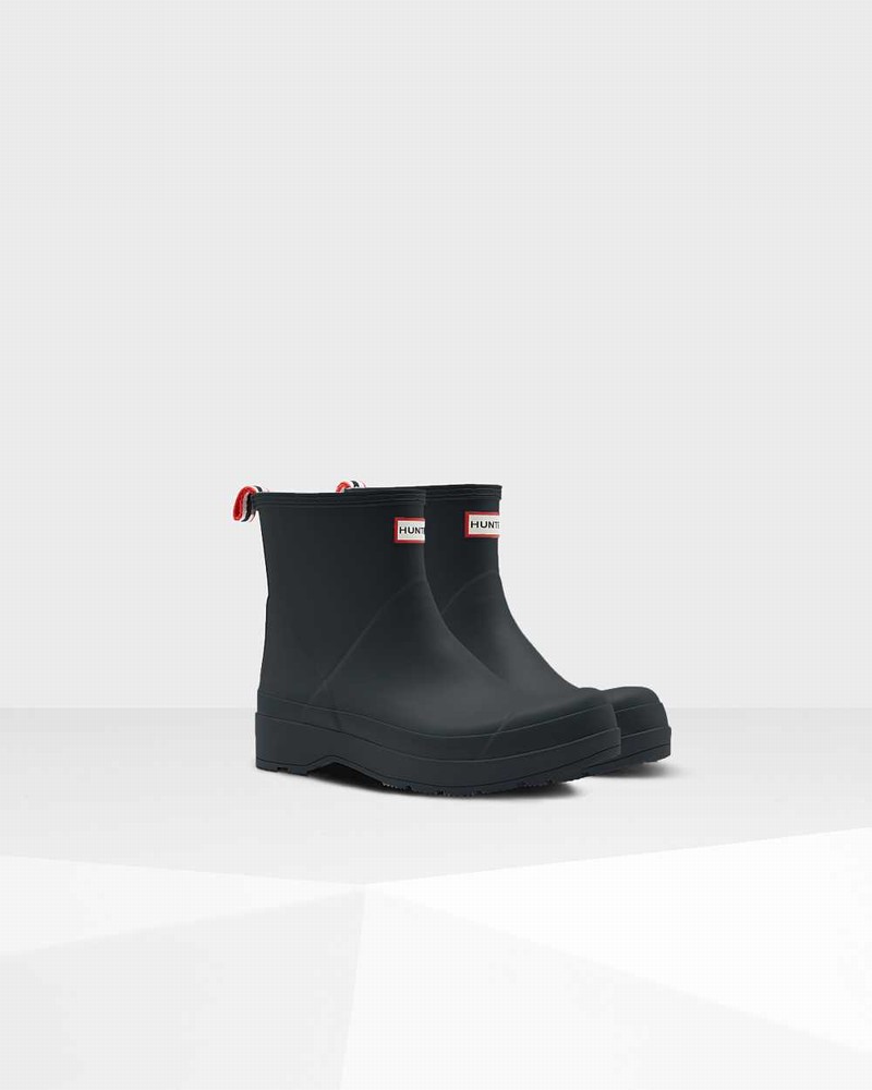 Botas Curtas Hunter Original Play Short Masculino Pretas | 418313273