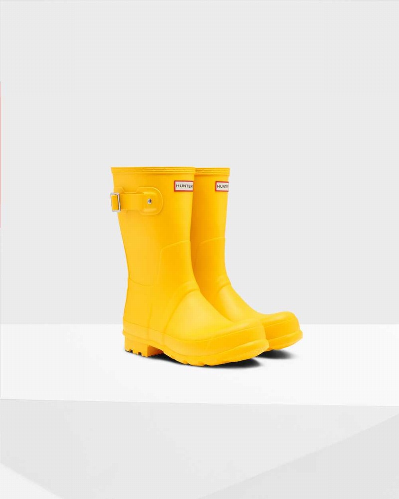 Botas Curtas Hunter Original Short Masculino Amarelas | 61183710