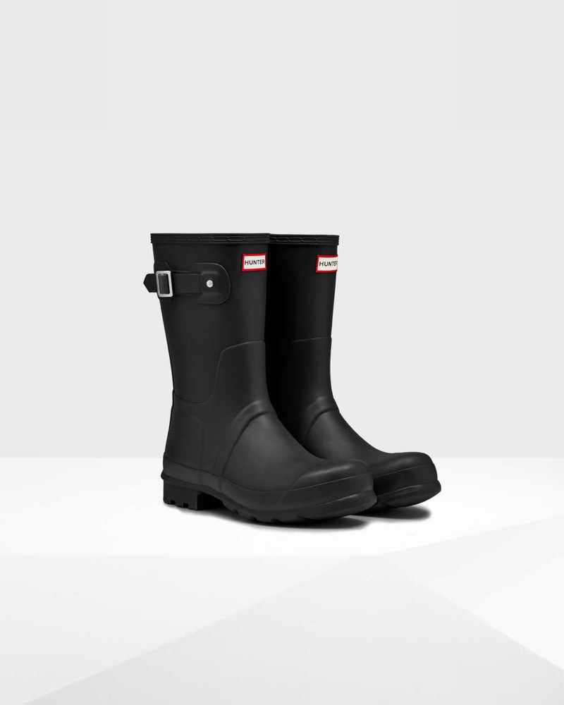 Botas Curtas Hunter Original Short Masculino Pretas | 264651213