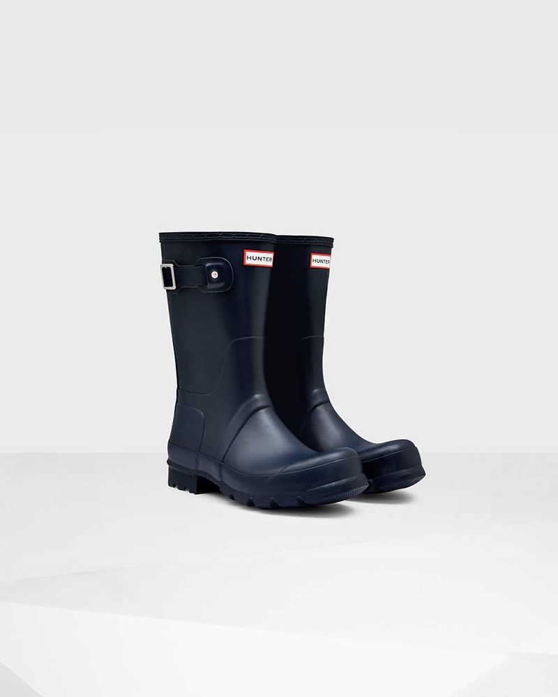 Botas Curtas Hunter Original Short Masculino Azul Marinho | 386254348